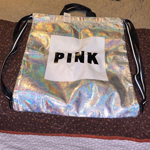 Pink backpack